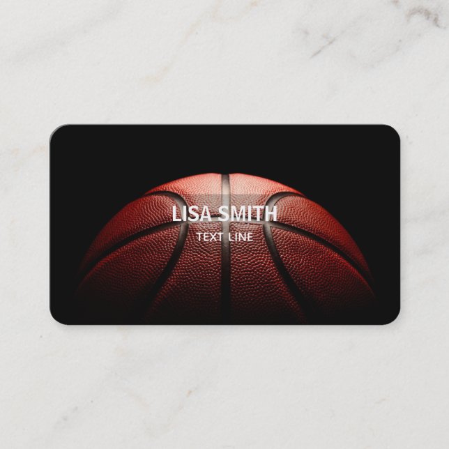 Basketball Business Card (Front)