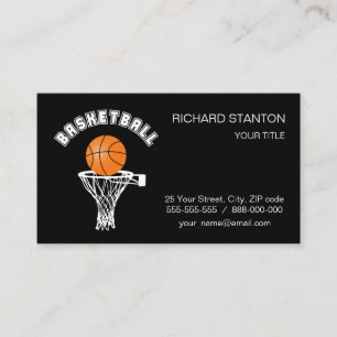 Basketball Business Card