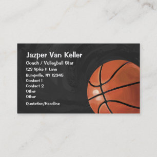 Basketball Business Card