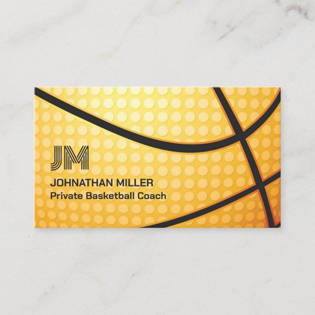 Basketball Business Card (Front)