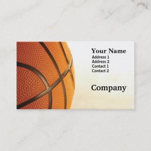 Basketball Business Card