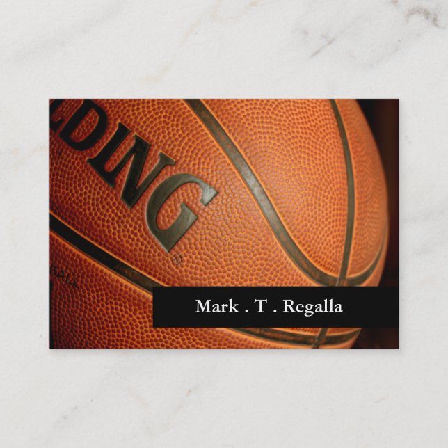 basketball business cards (Front)