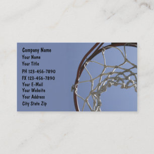 Basketball Business Cards