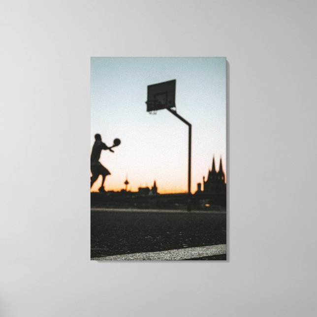 Basketball Canvas Print (Front)