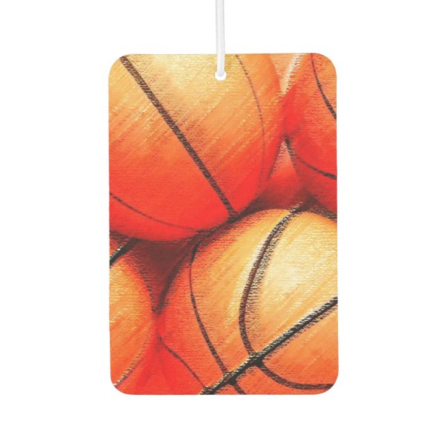 Basketball Car Air Freshener (Front)