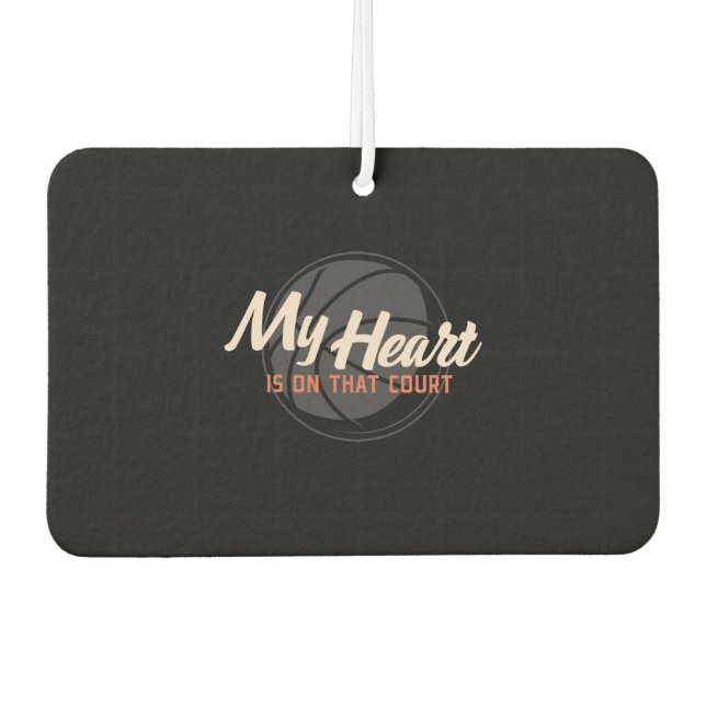 Basketball Car Air Freshener (Front)