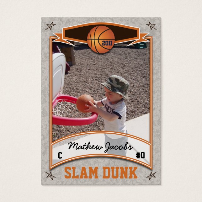 Basketball Card (Front)