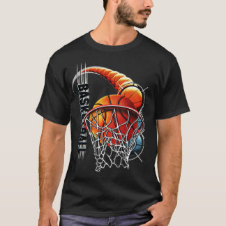 Basketball  cartoon horse  T-Shirt