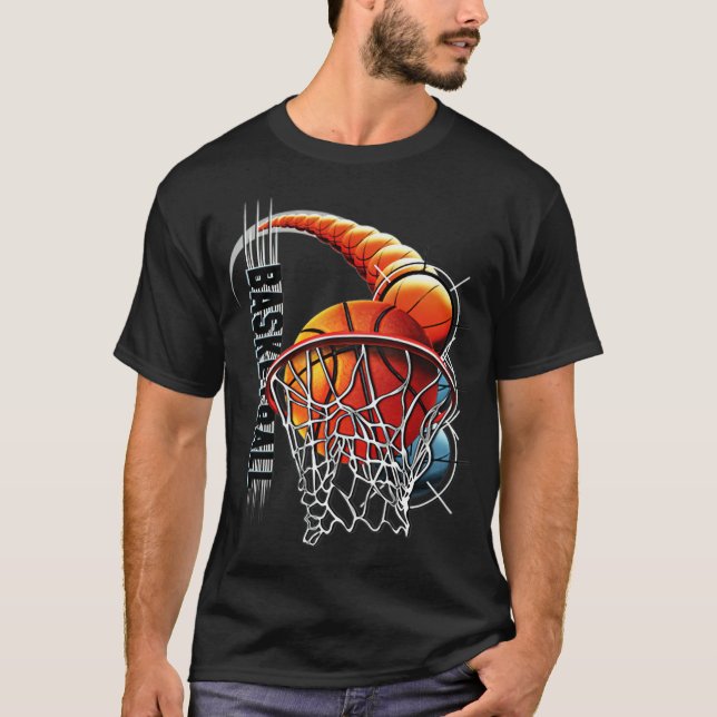 Basketball  cartoon horse  T-Shirt (Front)