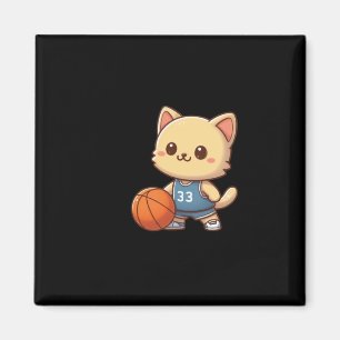 Basketball Cat Ba Magnet
