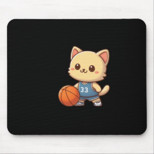 Basketball Cat Ba Mouse Mat