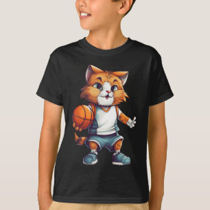 Basketball Cat T-Shirt