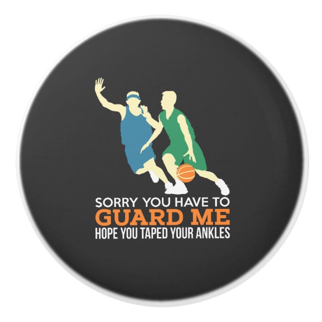 Basketball Ceramic Knob (Front)