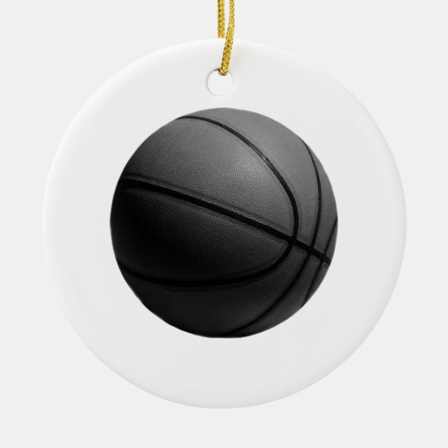 Basketball Ceramic Tree Decoration (Front)