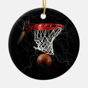 Basketball Ceramic Tree Decoration