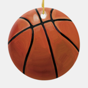 Basketball Ceramic Tree Decoration