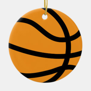 basketball ceramic tree decoration