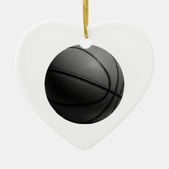 Basketball Ceramic Tree Decoration (Front)