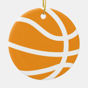 basketball ceramic tree decoration