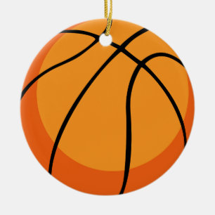Basketball Ceramic Tree Decoration