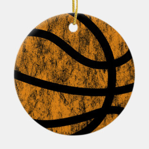 basketball ceramic tree decoration