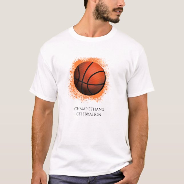 basketball champion basketball getaway celebration T-Shirt (Front)