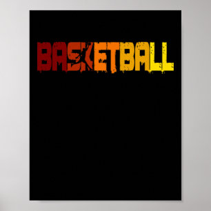 Basketball Champion Basketball Player Fans Retro 1 Poster