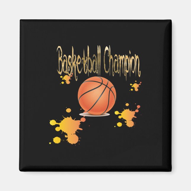 Basketball Champion  Magnet (Front)