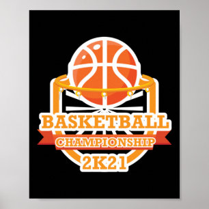 Basketball Championship Vintage  Poster