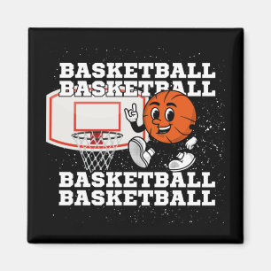 Basketball Character Hoop Magnet