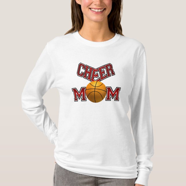 Basketball Cheer Mum T-Shirt (Front)