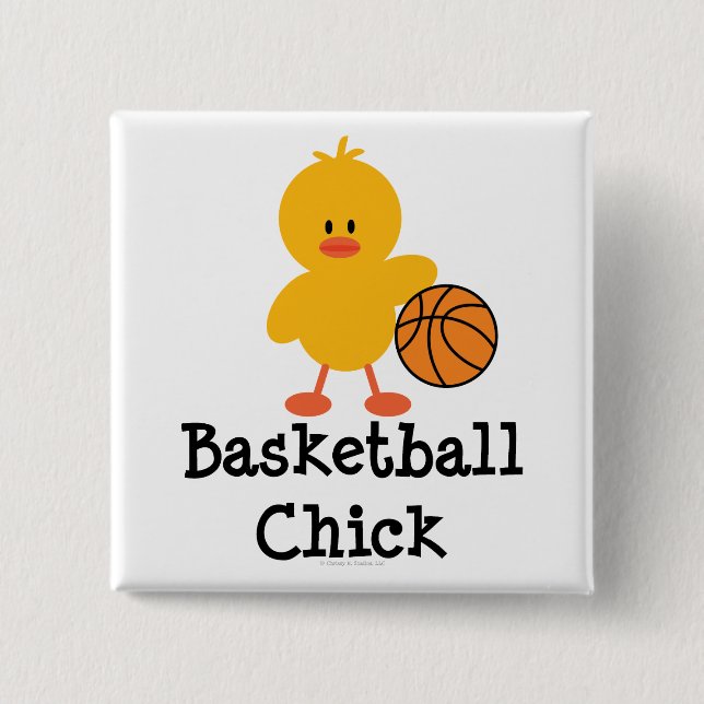 Basketball Chick Button (Front)