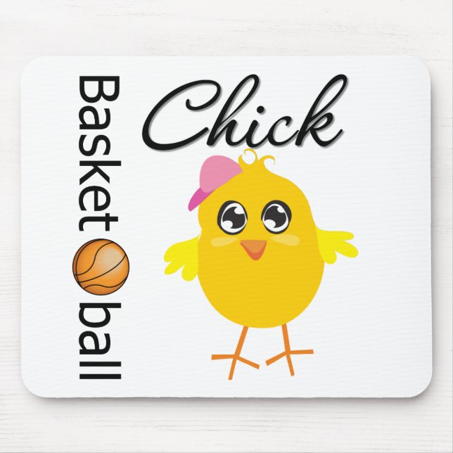 Basketball Chick Mouse Mat (Front)