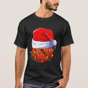 Basketball Christmas Boy Apparel, Funny Santa Srt T-Shirt
