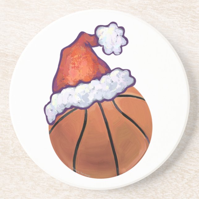 Basketball Christmas Coaster (Front)