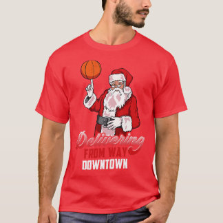 Basketball Christmas Funny Basketball Player Xmas  T-Shirt
