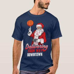 Basketball Christmas Funny Basketball Player Xmas T-Shirt