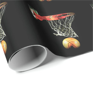 Basketball Christmas Gift Wrap