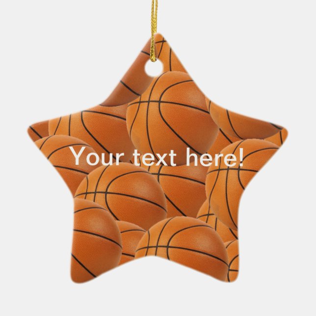 basketball Christmas ornament (Front)