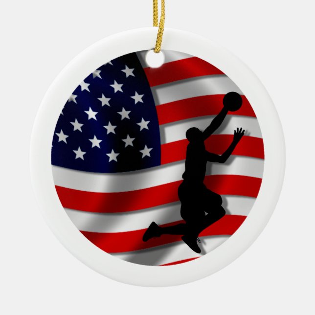 basketball Christmas ornament (Front)