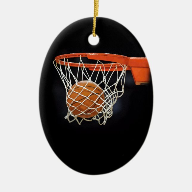 Basketball Christmas Ornament (Front)