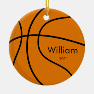 Basketball Christmas Ornament