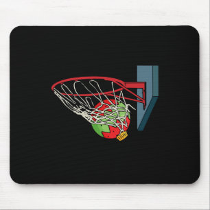 Basketball Christmas Pajama Cool Sport X-mas Ball Mouse Mat