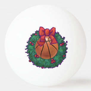 Basketball Christmas Ping Pong Ball