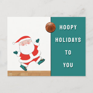 Basketball Christmas Postcards