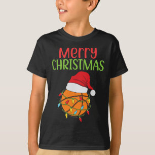 Basketball Christmas Santa Xmas Sport Christmas Ba T-Shirt