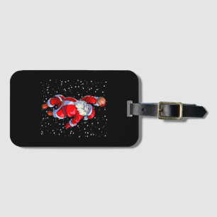 Basketball Christmas Shirt Men Boys Basketball San Luggage Tag