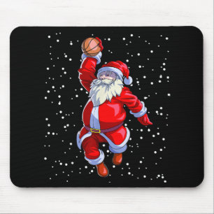 Basketball Christmas Shirt Men Boys Basketball San Mouse Mat