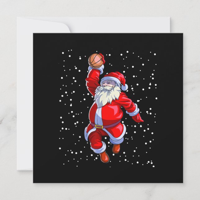 Basketball Christmas Shirt Men Boys Basketball San Save The Date (Front)