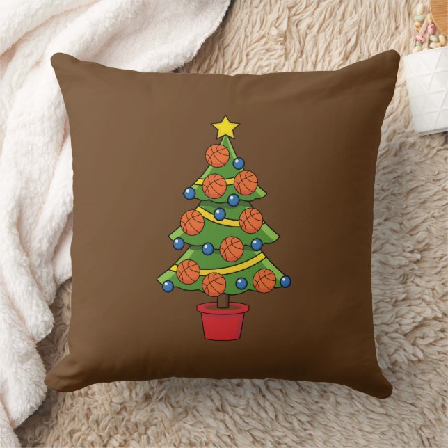 Basketball Christmas Tree Cushion (Blanket)